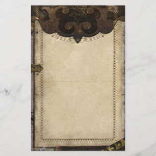 Viktorianisches Steampunk und Gänge stationär Briefpapier
