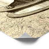 Viktorianisches Steampunkuckwerk, mechanisch Poster (Ecke)