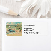 Viktorianisches StrandschwimmGirl (Insitu)