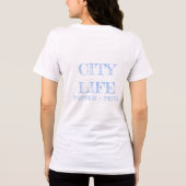 Viktorianisches T-Shirt Tri-Blend Shirt (Rückseite)