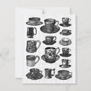 Viktorianisches Tee-Party Einladung