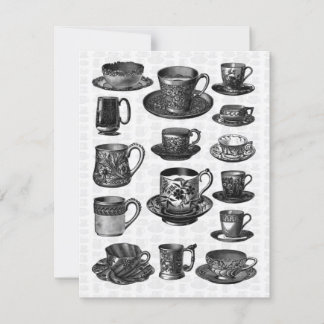 Viktorianisches Tee-Party Einladung