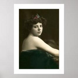 viktorianisches Tiara-Netzkleid Poster