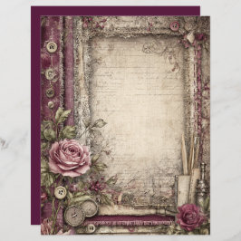 Viktorianisches und spitzes Scrapbook