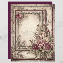 Viktorianisches und spitzes Scrapbook