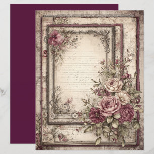 Viktorianisches und spitzes Scrapbook