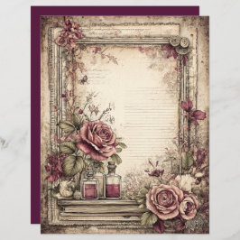 Viktorianisches und spitzes Scrapbook