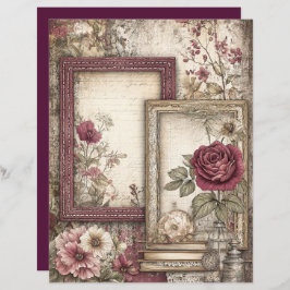 Viktorianisches und spitzes Scrapbook