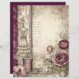 Viktorianisches und spitzes Scrapbook