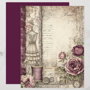 Viktorianisches und spitzes Scrapbook