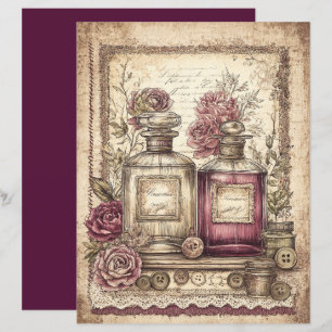 Viktorianisches und spitzes Scrapbook