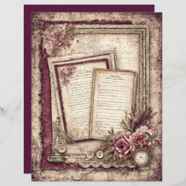 Viktorianisches und spitzes Scrapbook