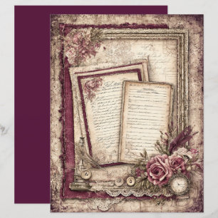 Viktorianisches und spitzes Scrapbook