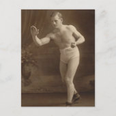 Viktorianisches Unterkleidungsmodell Postkarte (Vorderseite)