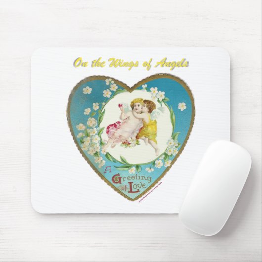 Viktorianisches Valentine Über den Engel - Geschen Mousepad (Mit Mouse)