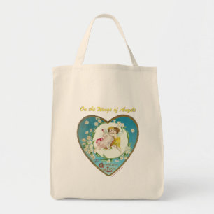 Viktorianisches Valentine Über den Engel - Geschen Tragetasche