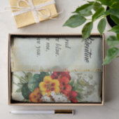 Viktorianisches Valentinstag Bouquet-Gedicht Seidenpapier (Geschenk)