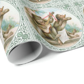 Viktorianisches Verpackungs-Papier - musikalische Geschenkpapier (Rolleneckpunkt)