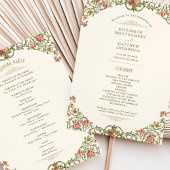 Viktorianisches Verziertes Gold-Arsch- und Rosenpr Einladung