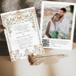 Viktorianisches Verziertes Grace Floral Frame Wedd Einladung<br><div class="desc">Für weitere Anpassungen klicken Sie bitte auf "Diese Vorlage personalisieren",  dann auf "Bearbeiten mit dem Entwurfswerkzeug". Stilvoll bearbeitbare Vorlagen,  die leicht zu benutzen sind,  weitere Artikel im Laden verfügbar (Einladungen,  uAwg,  Dankeschön-Karten,  Schreibwaren & Dekor). Wenn Sie Hilfe oder passende Artikel benötigen,  kontaktieren Sie mich bitte.</div>