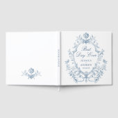 Viktorianisches Verziertes Grace Floral Wedding Fo Gästebuch (Voll)