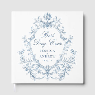Viktorianisches Verziertes Grace Floral Wedding Fo Gästebuch