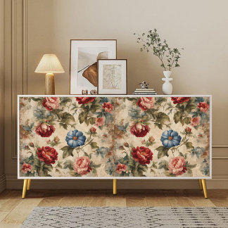 Viktorianisches Vintages Blumendecoupage Tissue Pa Seidenpapier