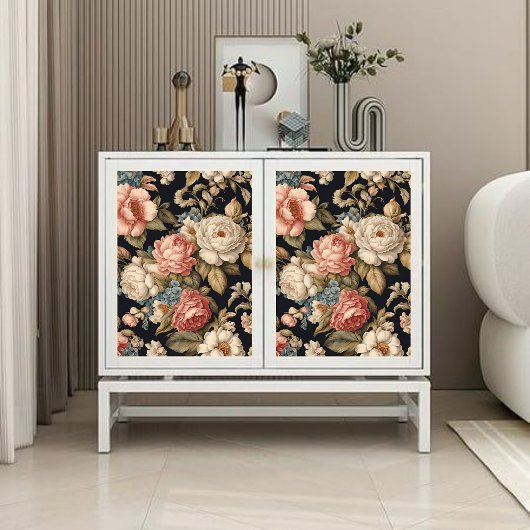 Viktorianisches Vintages Blumendecoupage Tissue Pa Seidenpapier