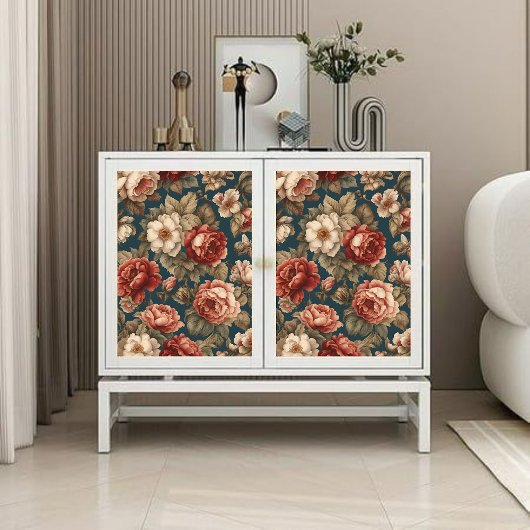 Viktorianisches Vintages Blumendecoupage Tissue Pa Seidenpapier