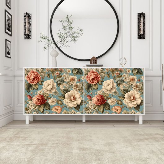 Viktorianisches Vintages Blumendecoupage Tissue Pa Seidenpapier