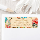 Viktorianisches Vintages Blumenmuster (Insitu)