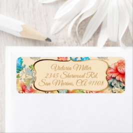 Viktorianisches Vintages Blumenmuster