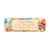 Viktorianisches Vintages Blumenmuster (Vorne)