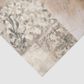 Viktorianisches Vintages Kleid Ephemera Seidenpapier (Detail)