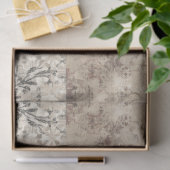 Viktorianisches Vintages Kleid Ephemera Seidenpapier (Geschenk)