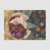 VIKTORIANISCHES VINTAGES LADY DECOUPAGE TISSUPAPIE SEIDENPAPIER (Vorderseite)