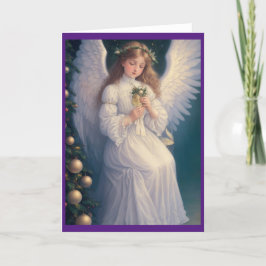 Viktorianisches Vintages Retro-Weihnachten Feiertagskarte