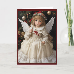 Viktorianisches Vintages Retro-Weihnachten Feiertagskarte