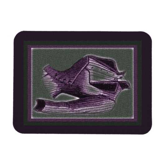 Viktorianisches Violett Magnet (Horizontal)