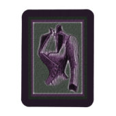 Viktorianisches Violett Magnet (Vertikal)