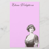 Viktorianisches Vixen Letterhead Papier individuel (Vorderseite)