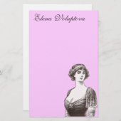 Viktorianisches Vixen Letterhead Papier individuel (Vorne/Hinten)