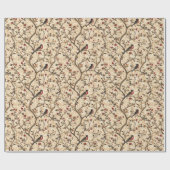 Viktorianisches Vogelschutzpapier Geschenkpapier (Flach)