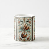 Viktorianisches Wald Eichhörnchen Tapestry Kaffeetasse (Mittel)