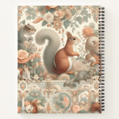 Viktorianisches Wald Eichhörnchen Tapestry Notizblock (Rückseite)