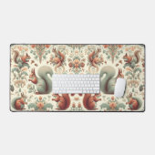 Viktorianisches Wald Eichhörnchen Tapestry Schreibtischunterlage (Tastatur & Maus)