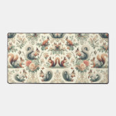 Viktorianisches Wald Eichhörnchen Tapestry Schreibtischunterlage (Vorderseite)
