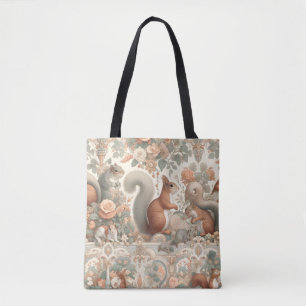 Viktorianisches Wald Eichhörnchen Tapestry Tasche