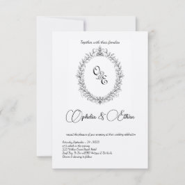 Viktorianisches Wappen Einladung