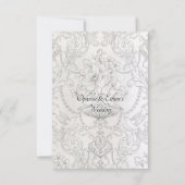 Viktorianisches Wappen Einladung (Rückseite)